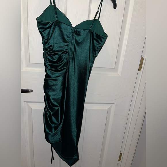 Satin mini dress - Picture 2 of 2